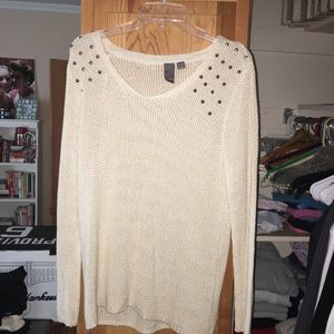 Studded sweater